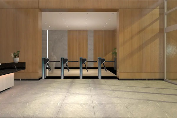 Tripod Turnstile Scene rendering