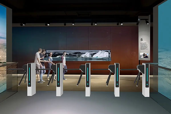 Tripod Turnstile Scene rendering