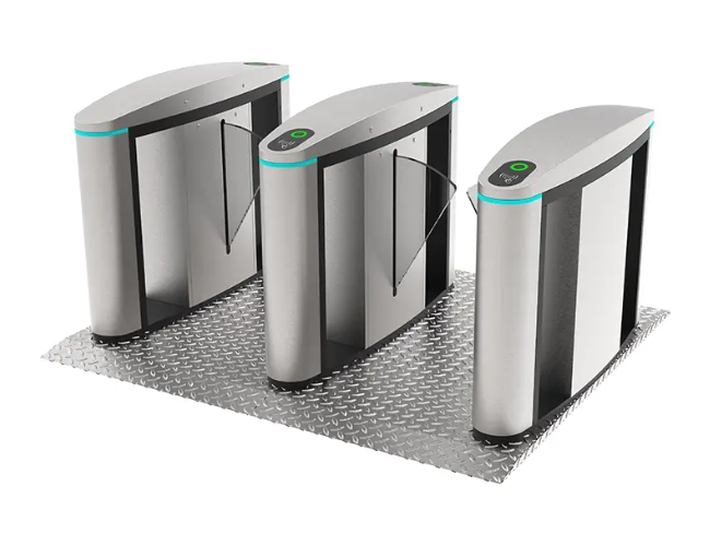 JT305 Fast Speed OEM Flap Barrier Turnstile Flap Barrier Turnstile Supplier For Office Building