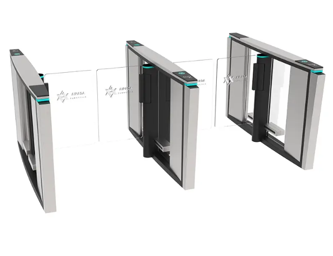 JT409 Ultra-Slim Speed Gate Turnstile Pedestrian Speed Lanes Narrow Body Speed Gate
