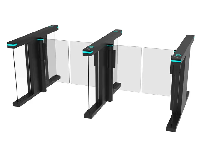 JT404 Office Turnstiles Fast Speed OEM Turnstile Barrier Gate Glass Turnstile