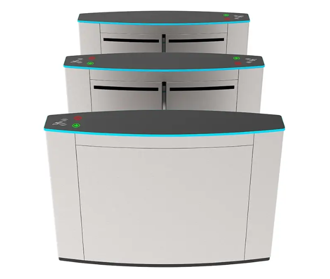 JT313 SkyLine Flap Barrier Turnstile Flap Barrier Turnstile ABU DHABI Turnstile Gate With Card Reader