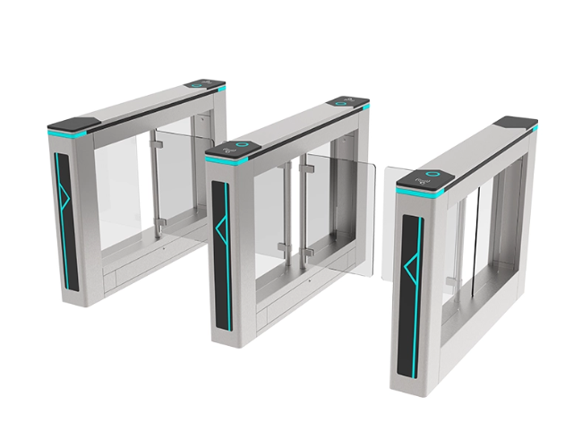 JT205 Swing Glass Optical Turnstile Swing Turnstile Gates Manufacturer ODM Swing Barrier Turnstile