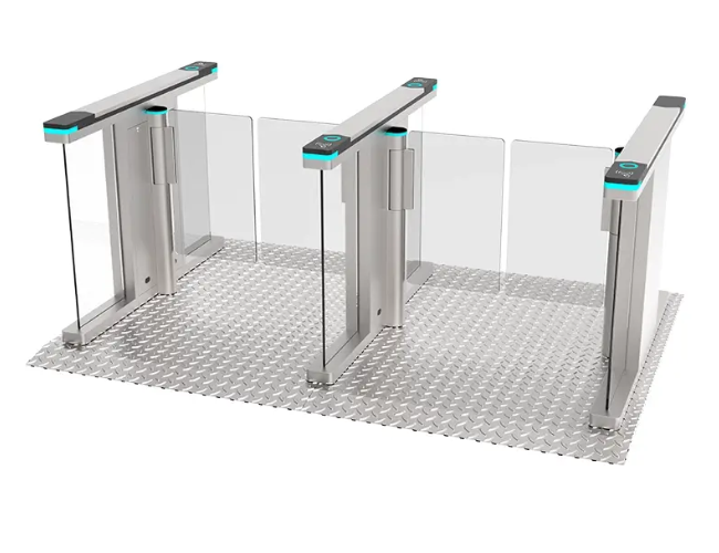 JT404 Office Turnstiles Fast Speed OEM Turnstile Barrier Gate Glass Turnstile