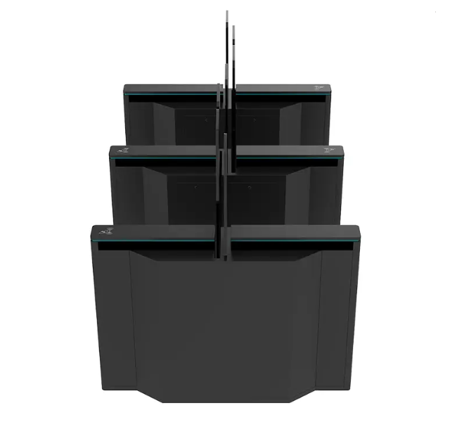 JT609 Prismatic Aurora Sliding Turnstile