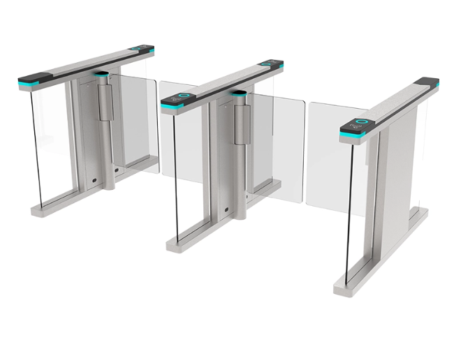 JT404 Office Turnstiles Fast Speed OEM Turnstile Barrier Gate Glass Turnstile