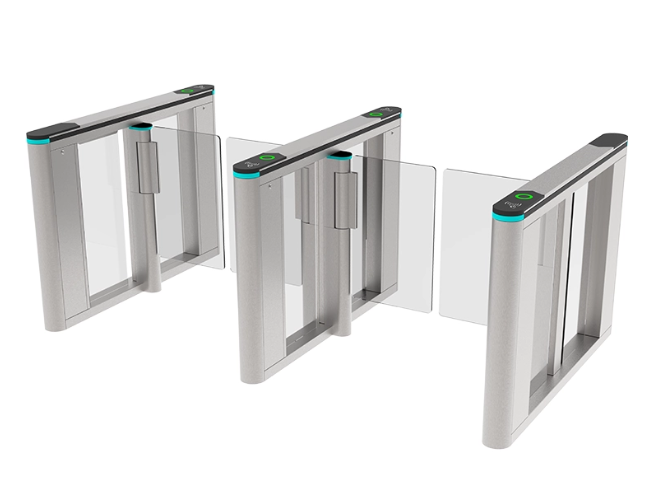 JT401 RFID Indoor Speed Gate Fast Speed Swing Gate Turnstile Maker RFID Speed Turnstile