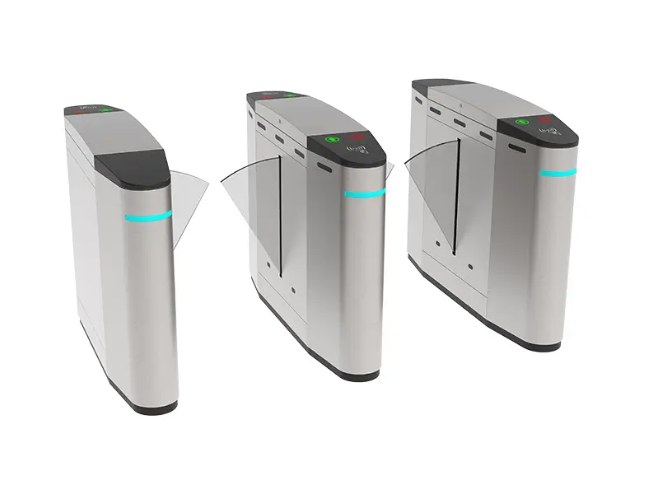 JT304 Flap Barriers For Airports Flap Barriers For Stadiums Flap Barrier Turnstile Gate