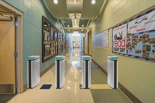 Flap Barrier Turnstile Scene rendering Flap Barrier Turnstile Scene rendering