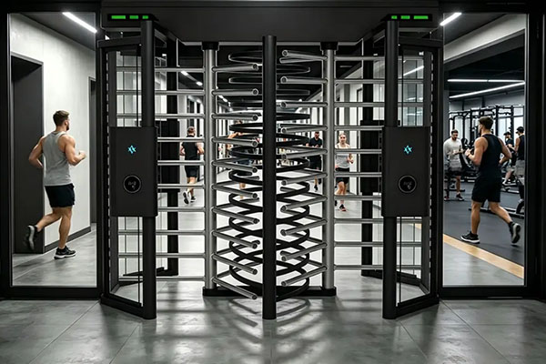 JT505 Powder Coated Full Height Turnstile Scene rendering JT505 Powder Coated Full Height Turnstile Scene rendering